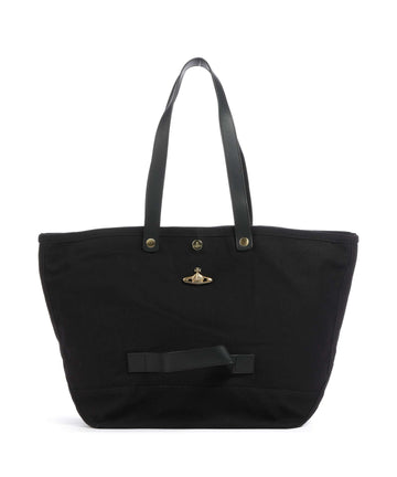 Vivienne Westwood Utility Canvas Borsa shopper black