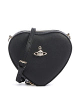 Vivienne Westwood Heart Saffiano Biogreen Mini Umhängetasche black