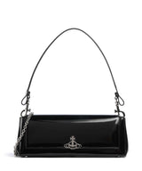 Vivienne Westwood Hazel Shiny Patent Large Sac porté épaule black