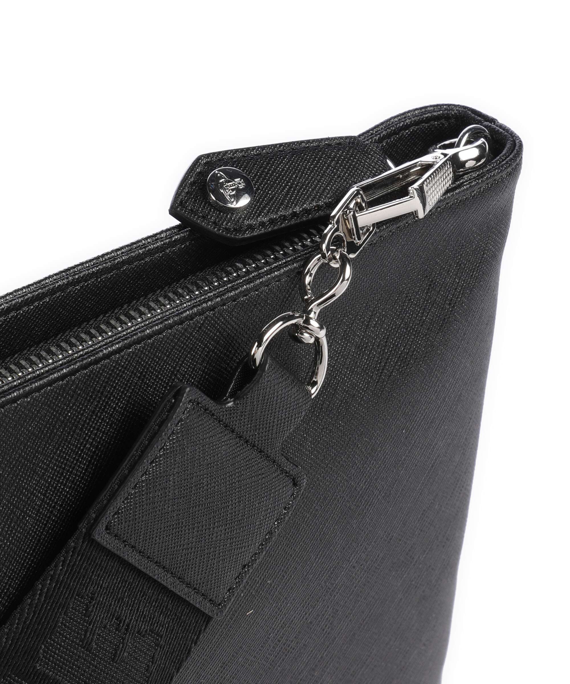 Vivienne Westwood Squire Square Saffiano Crossbody bag black