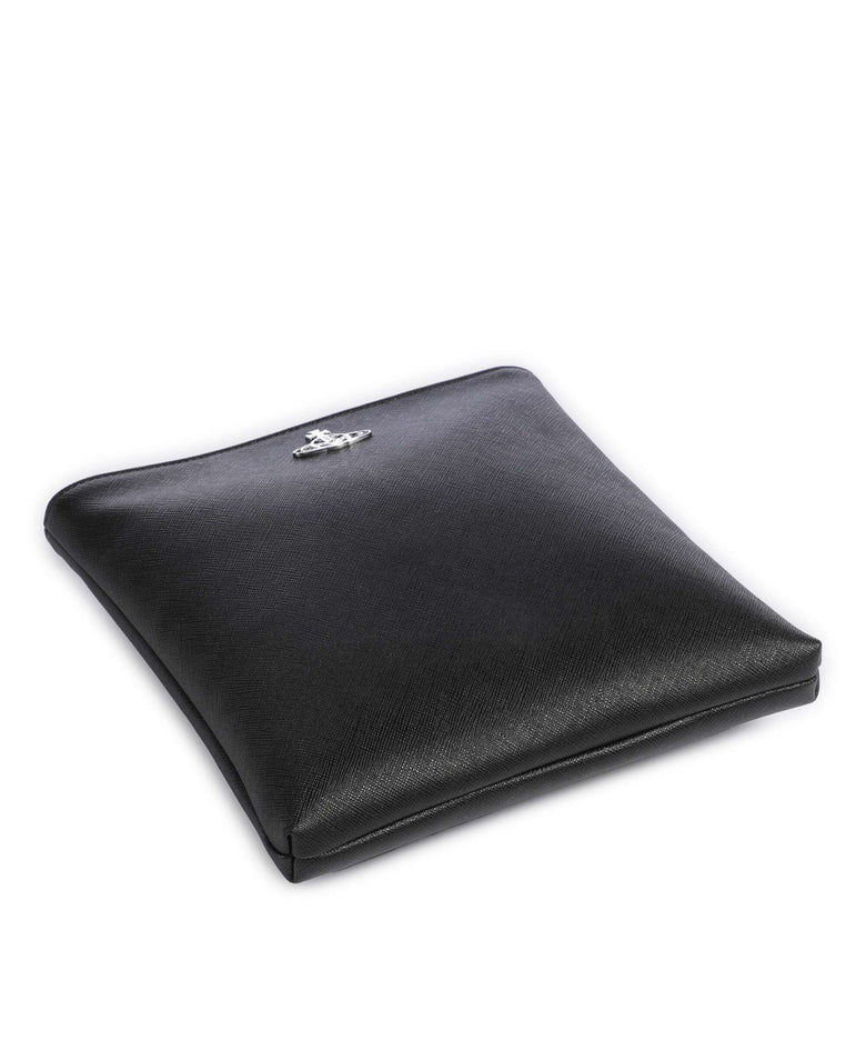Vivienne Westwood Squire Square Saffiano Crossbody bag black