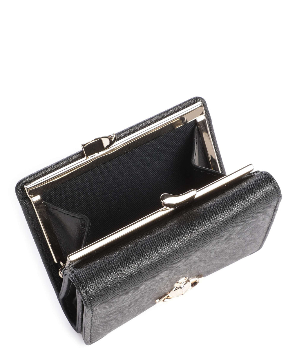 Vivienne Westwood Frame Saffiano Small Wallet black