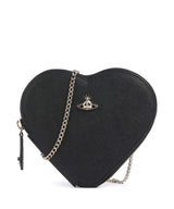 Vivienne Westwood Saffiano Heart Umhängetasche black