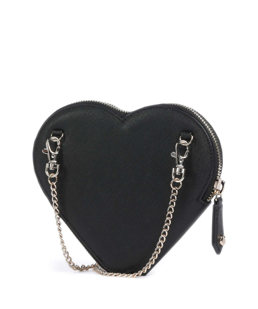 Vivienne Westwood Saffiano Heart Crossbody bag black