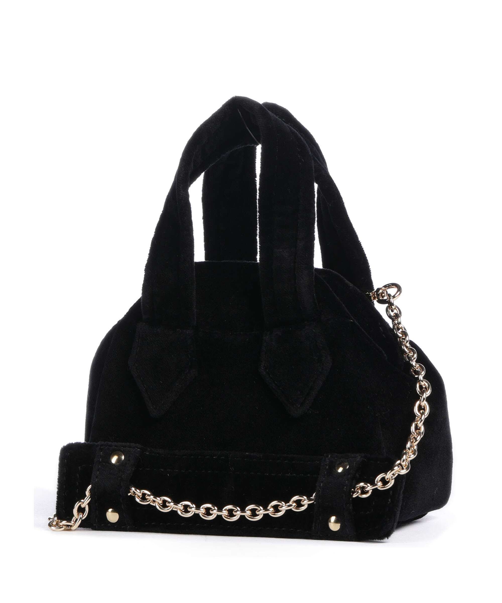 Vivienne Westwood Archive Velvet Mini Crossbody bag black