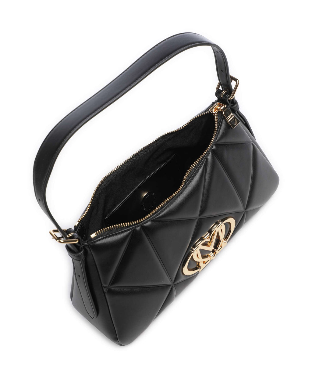 Love Moschino Embossed Q Shoulder bag nero