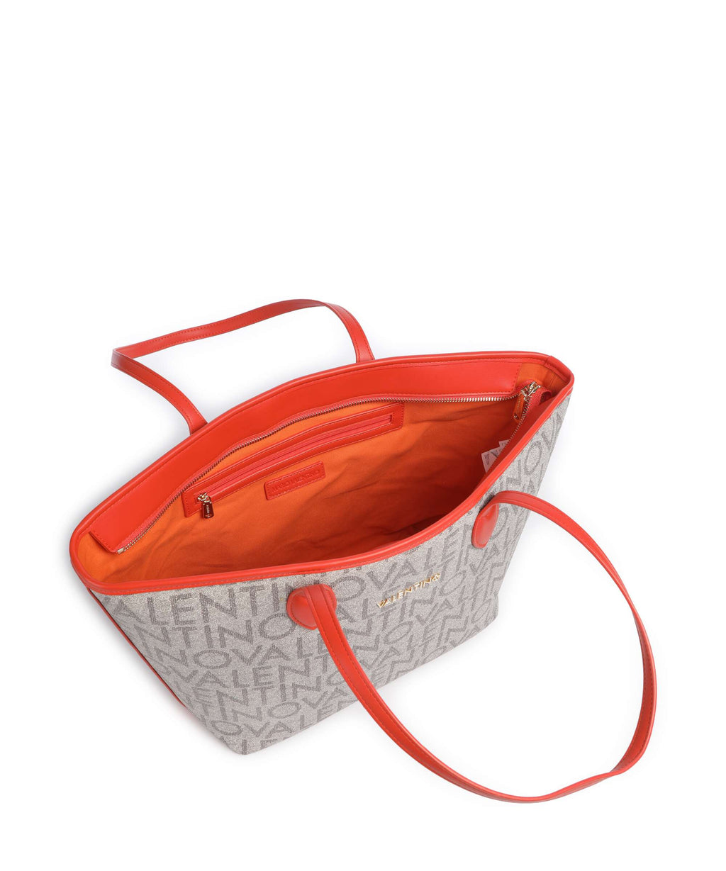 Valentino Bags Logo Tote bag beige/arancio