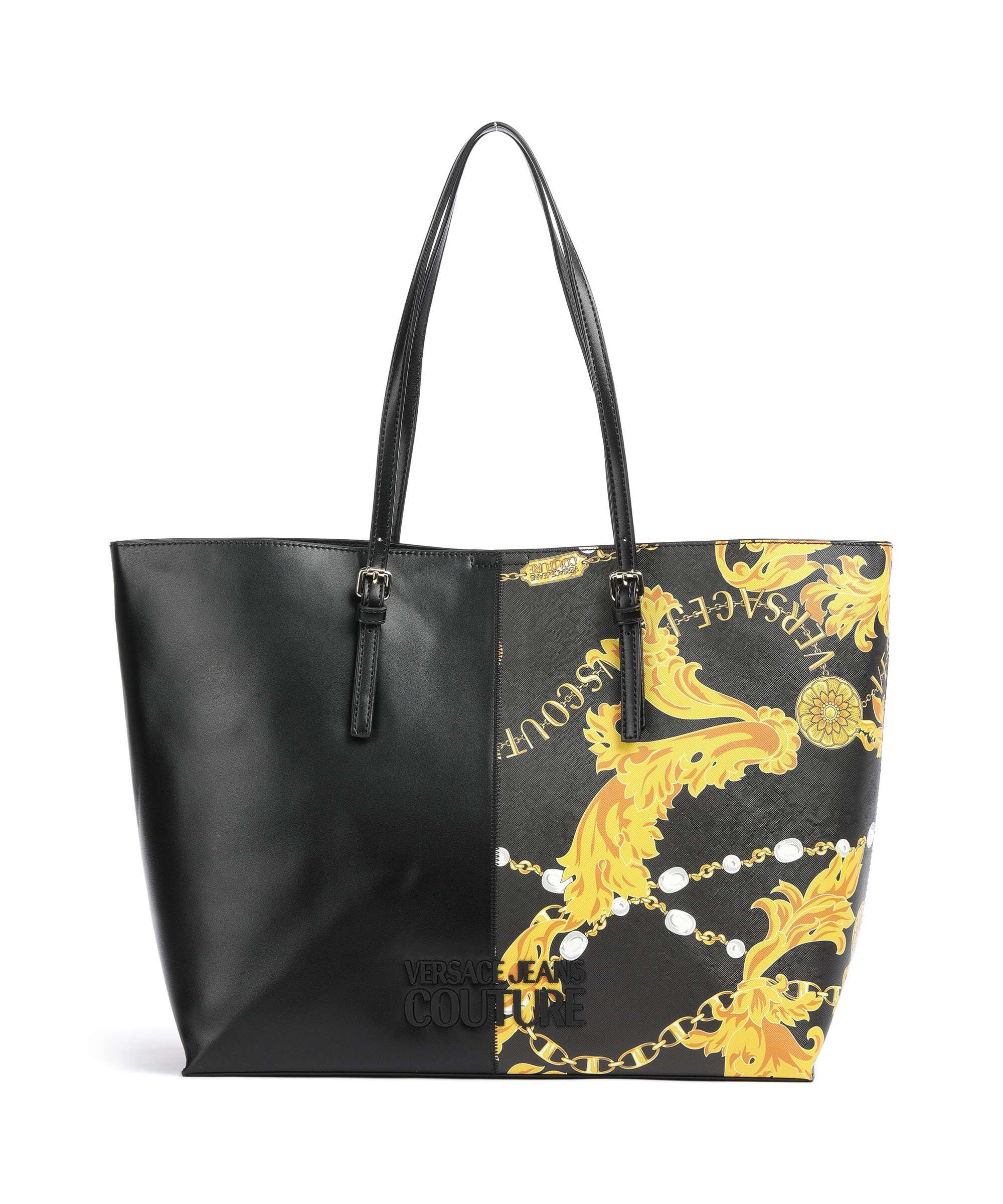 Versace Jeans Couture Rock Cut Tote bag black/gold