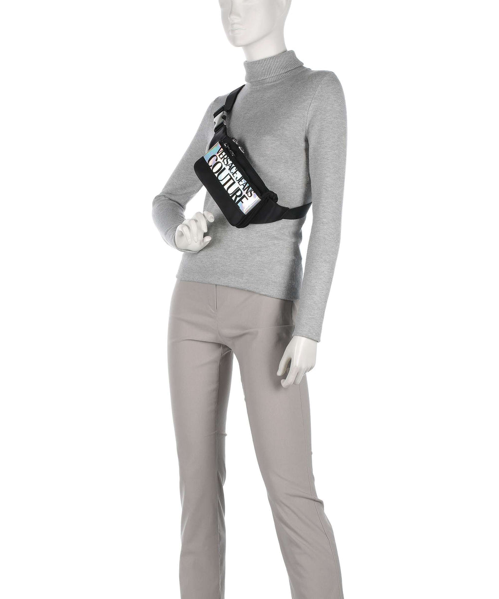 Versace Jeans Couture Iconic Logo Belt bag black/silver
