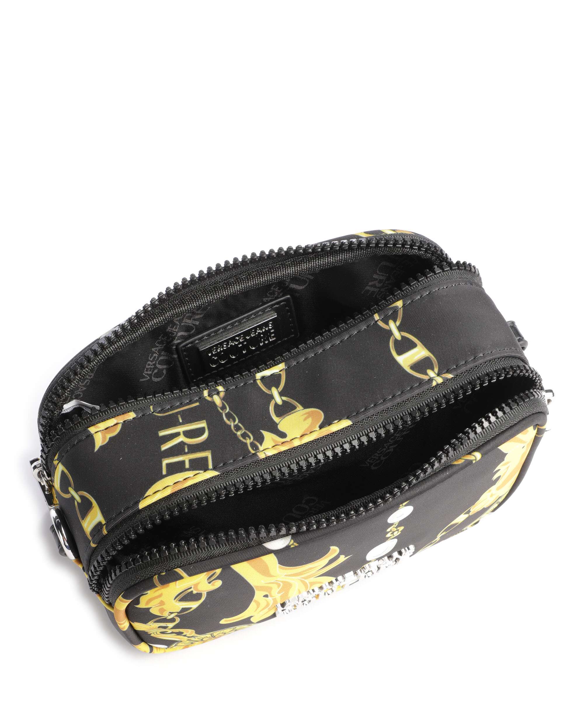Versace Jeans Couture Sporty Logo Crossbody bag black/gold