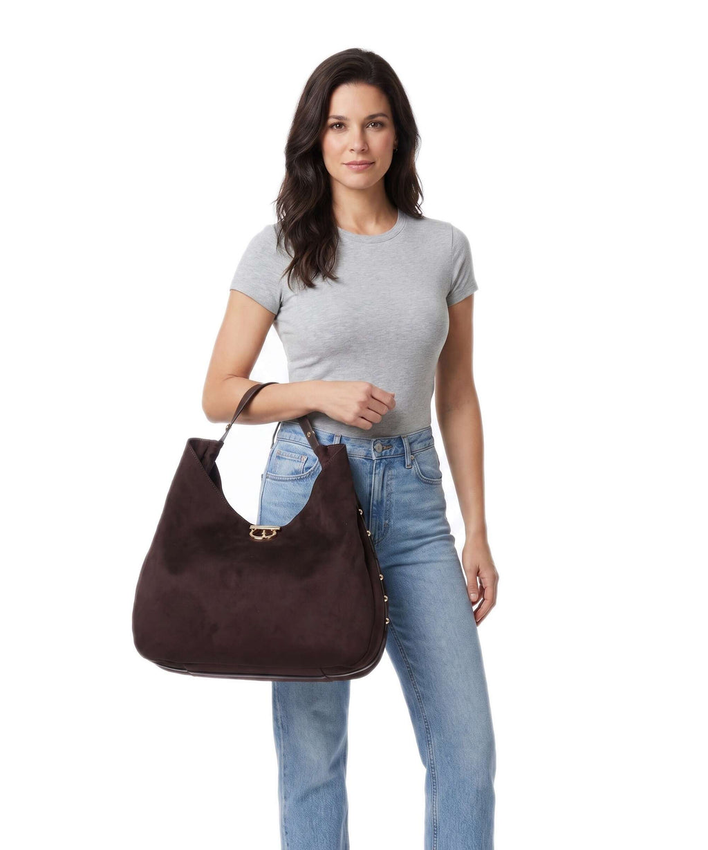 Liu Jo Gerona L Hobo bag red aubergine