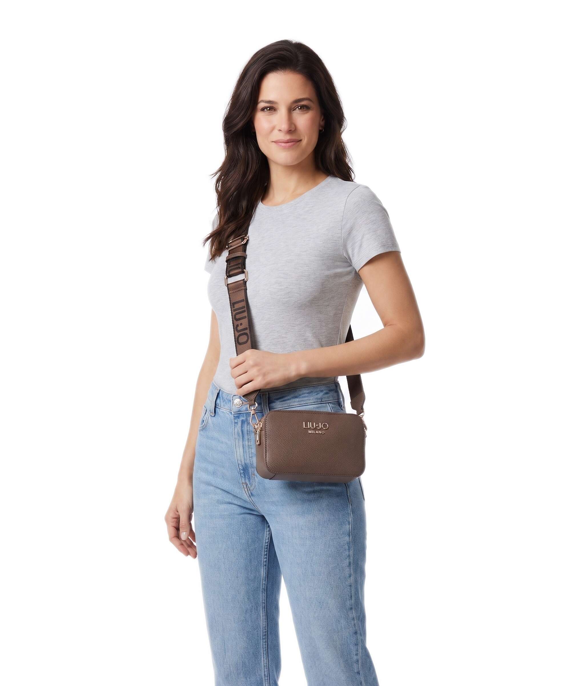 Liu Jo Ridhi S Crossbody bag dark mocha