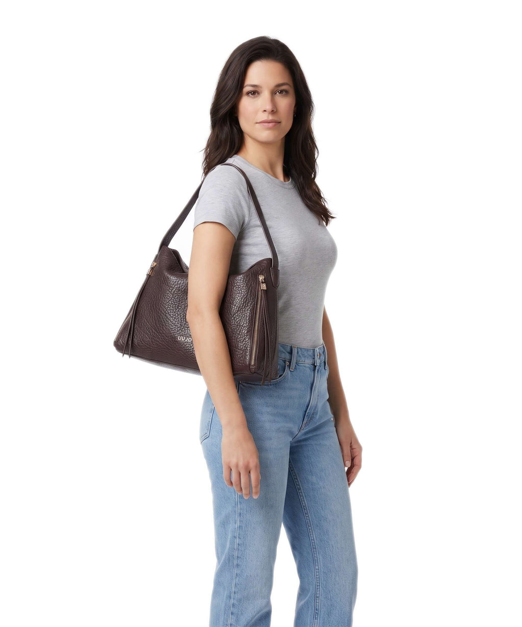 Liu Jo Tilde L Hobo bag red aubergine