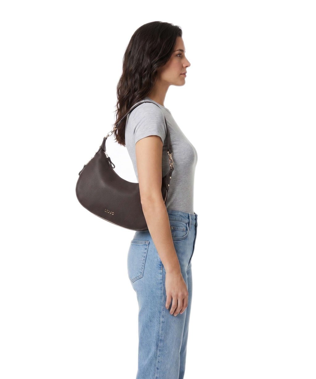 Liu Jo Kaliska M Hobo bag deep brown