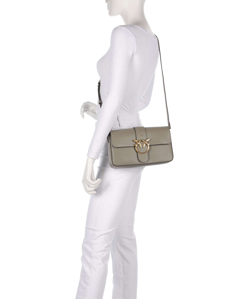 Pinko Love One Classic Slouchy Shoulder bag noce/antique gold