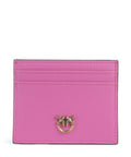 Pinko Credit card holder rosa flogo/antique gold