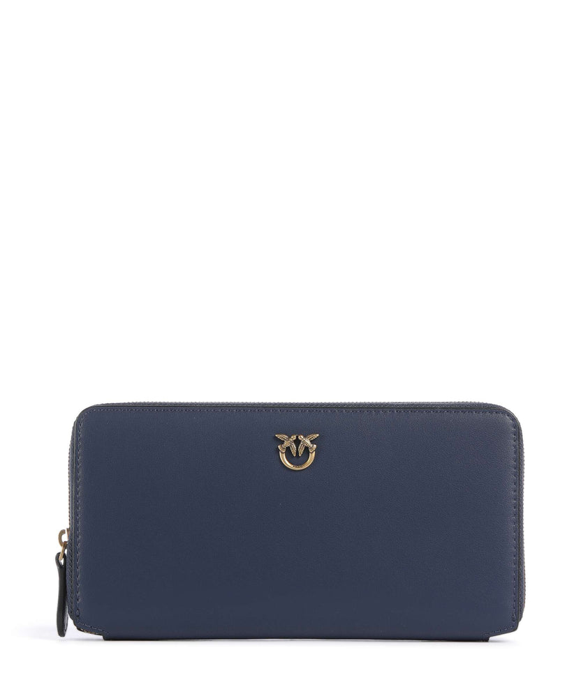 Pinko Ryder Wallet blu indaco ombroso/antique gold