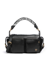 Pinko Cargo Sac porté épaule nero/antique gold
