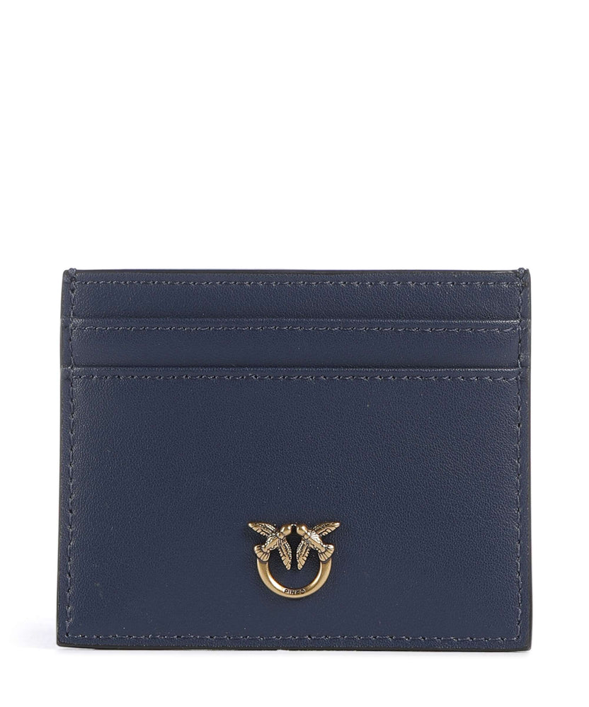 Pinko Credit card holder blu indaco ombroso/antique gold