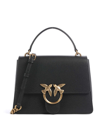 Pinko Love One Classic Borsa a mano nero/beige/antique gold