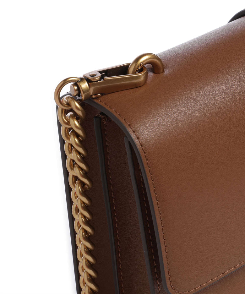 Pinko Love One Classic Crossbody bag marrone/leone/antique gold