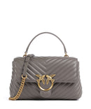 Pinko Love Lady Puff Classic Handtasche grigio asfalto/antique gold