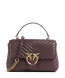 Pinko Love Lady Puff Classic Handtasche cioccolato amaro/antique gold