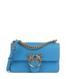 Pinko Love One Mini Schultertasche azzurro dresda/antique gold