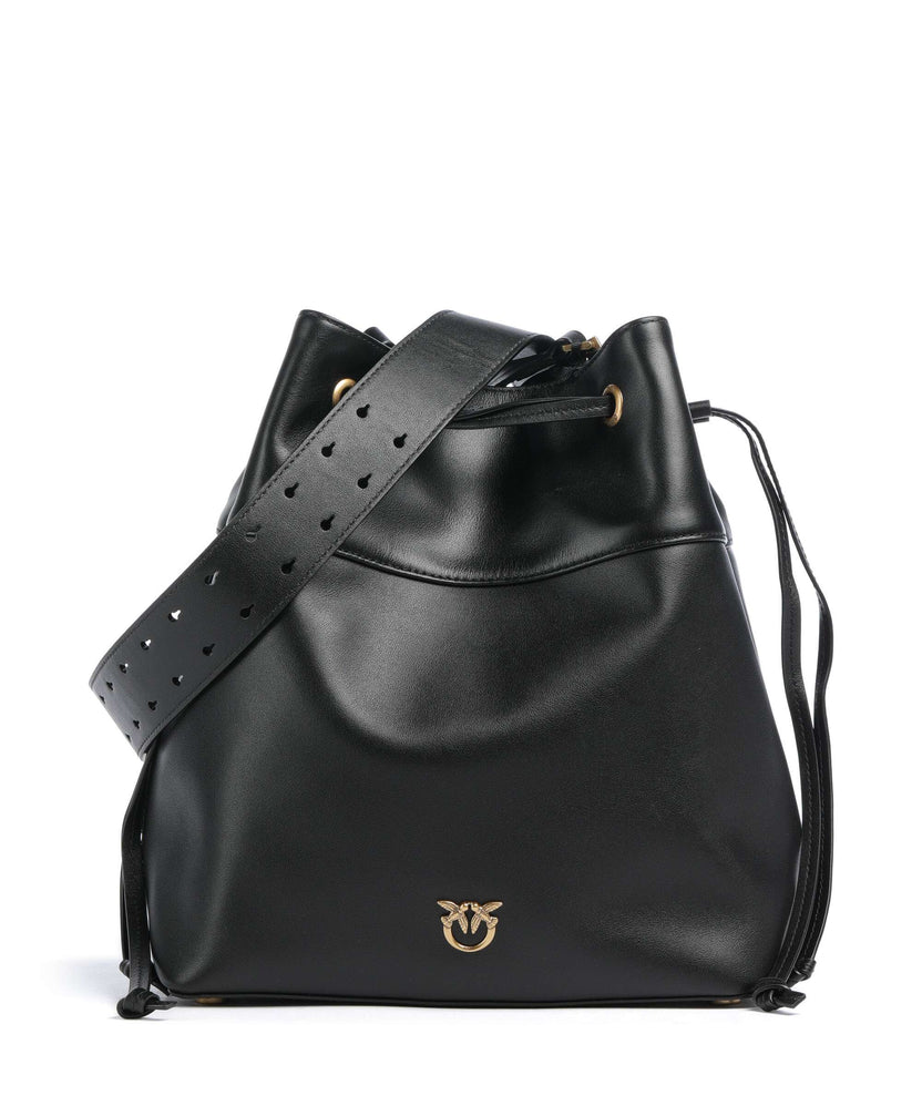 Pinko Secchiello Classic Bucket bag nero/antique gold