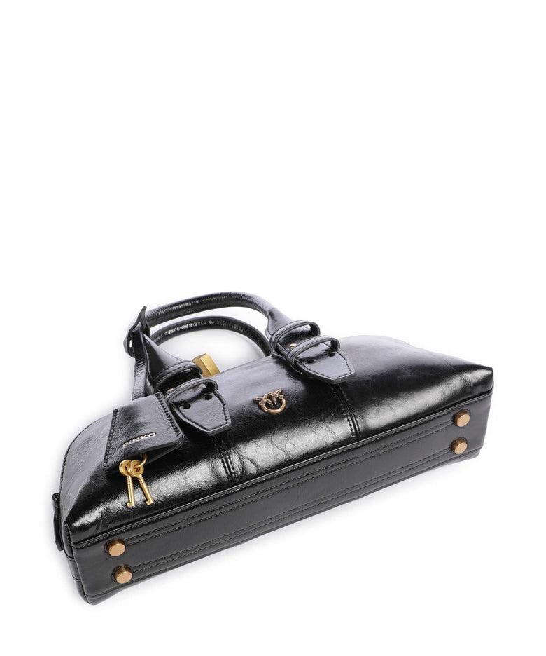 Pinko Bowling Baguette Handbag nero/antique gold