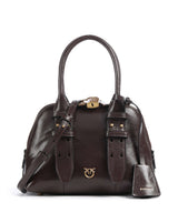 Pinko Bowling Mini Sac à main rosso mogano/antique gold