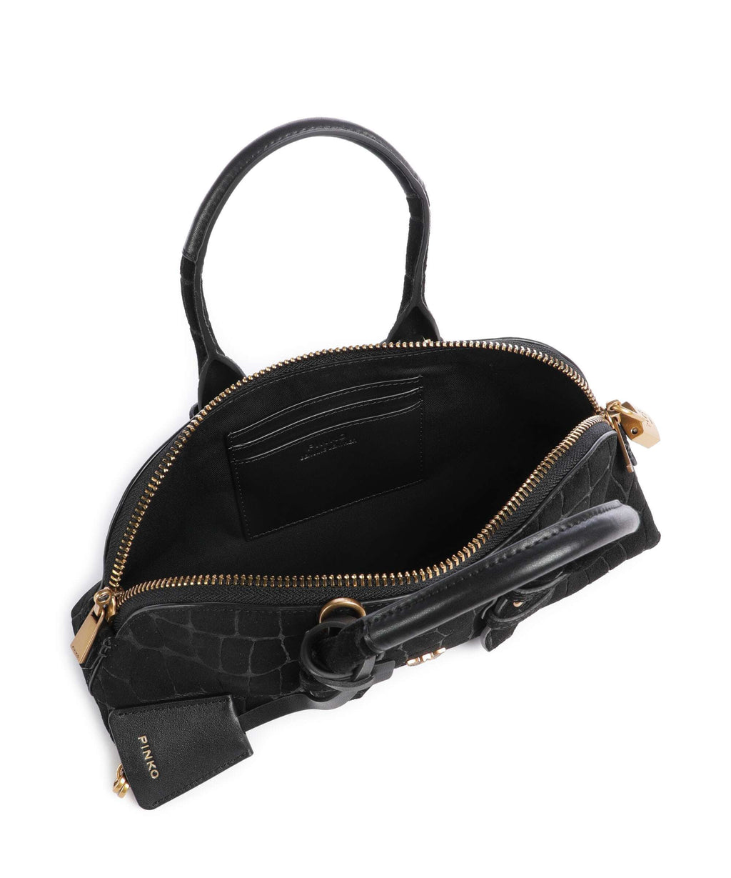 Pinko Bowling Baguette Handbag nero/antique gold