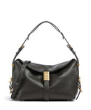 Pinko Saddle Baguette Mini Sac porté épaule verde fango/antique gold