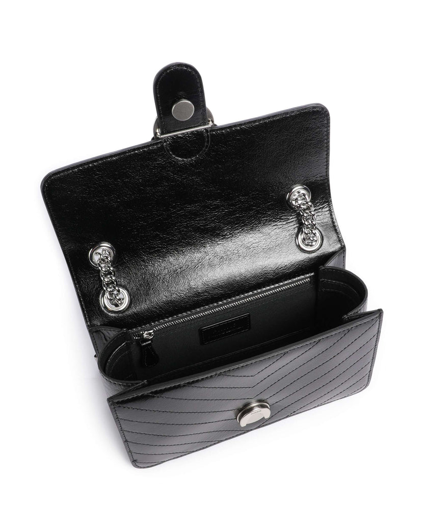 Pinko Love One Mini Shoulder bag nero limousine/matt silver