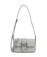 Pinko Love One Mini Slouchy Sac porté épaule grigio perla/old silver