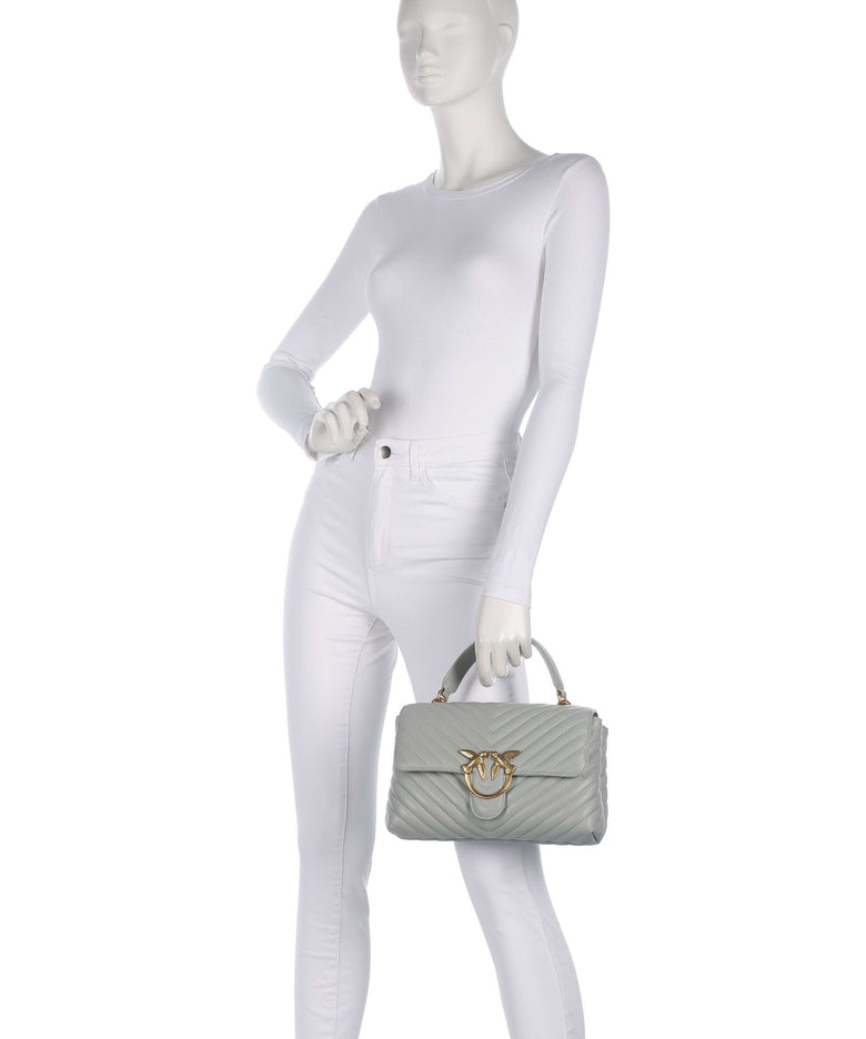 Pinko Love Lady Puff Classic Handbag grigio perla/antique gold
