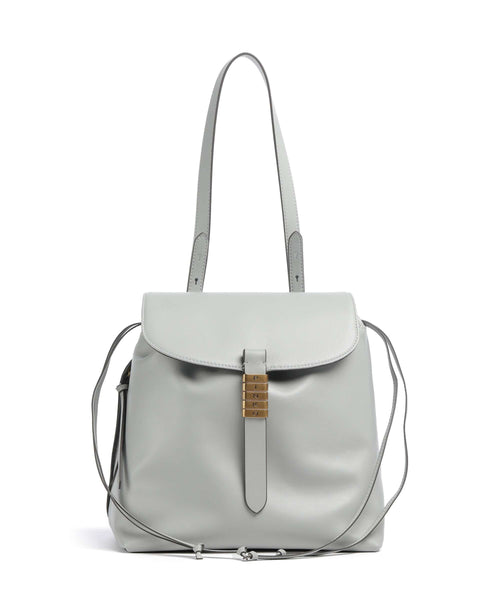 Pinko Saddle Backpack bag grigio perla/antique gold
