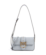 Pinko Love One Mini Slouchy Sac porté épaule azzurro celeste/antique gold
