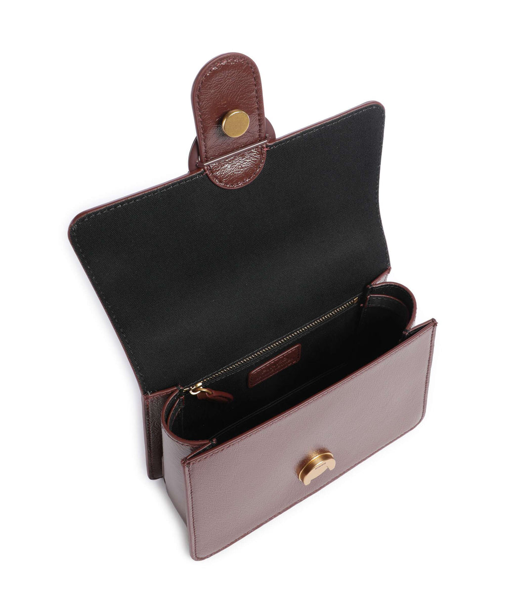 Pinko Love One Mini Handbag burgundy wine