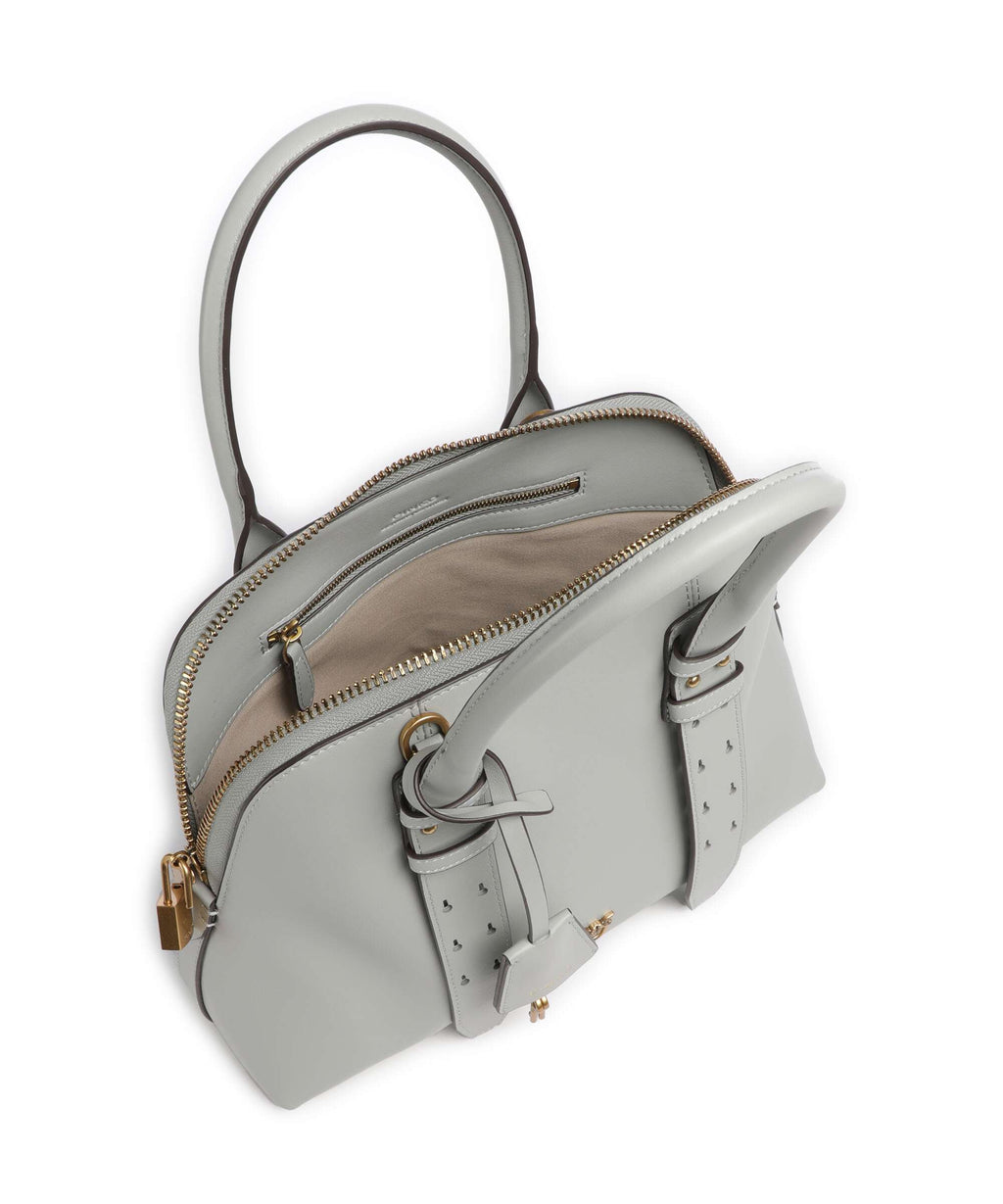 Pinko Bowling Medium Handbag grigio perla/antique gold