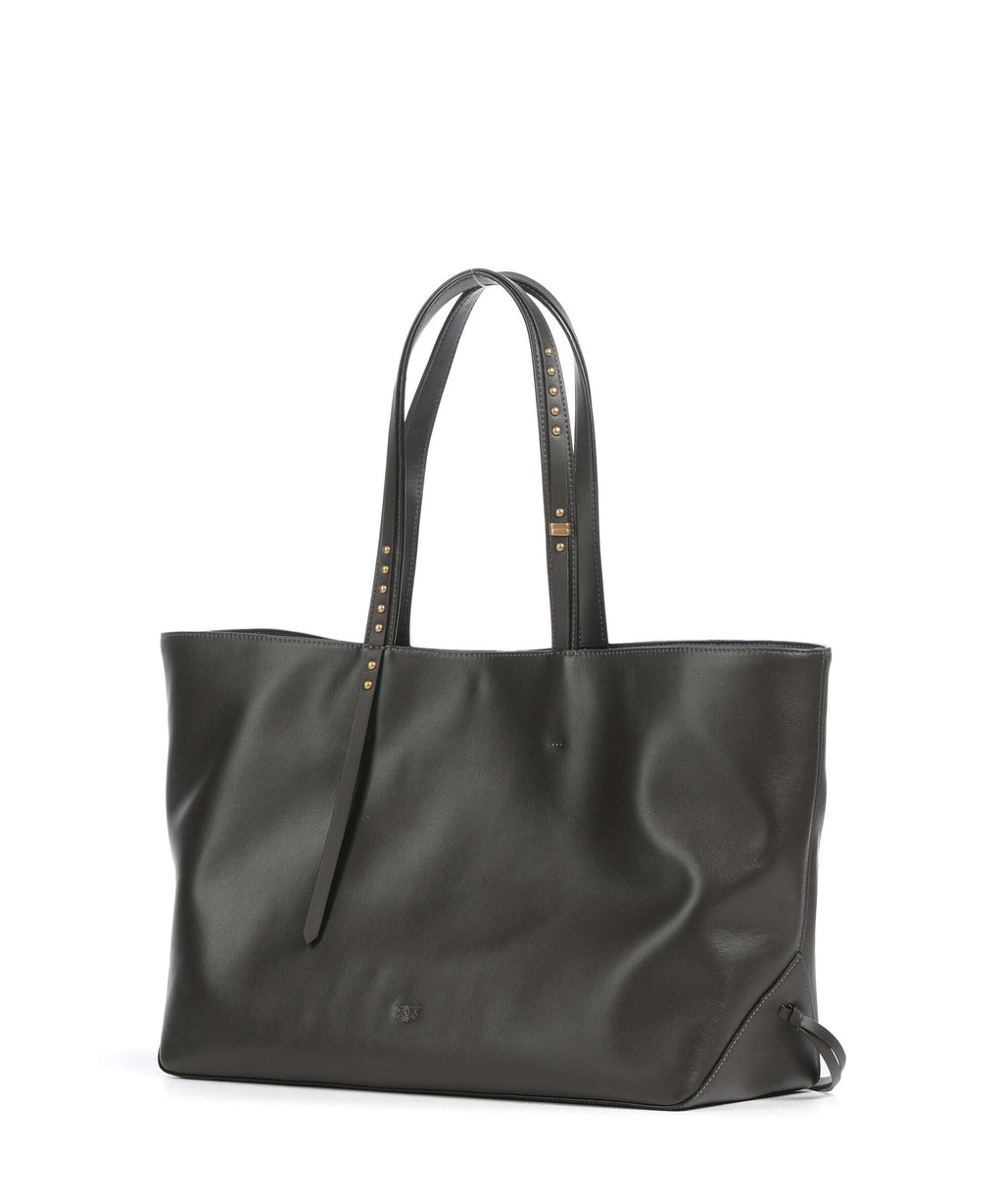 Pinko Tote bag verde fango/antique gold
