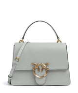Pinko Love One Classic Borsa a mano grigio perla/antique gold
