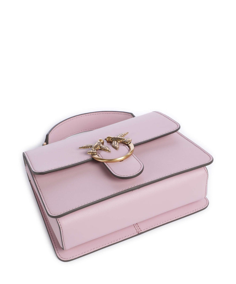Pinko Love One Mini Handbag rosa chiaro/antique gold