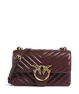 Pinko Love One Mini Sac porté épaule burgundy wine/antique gold