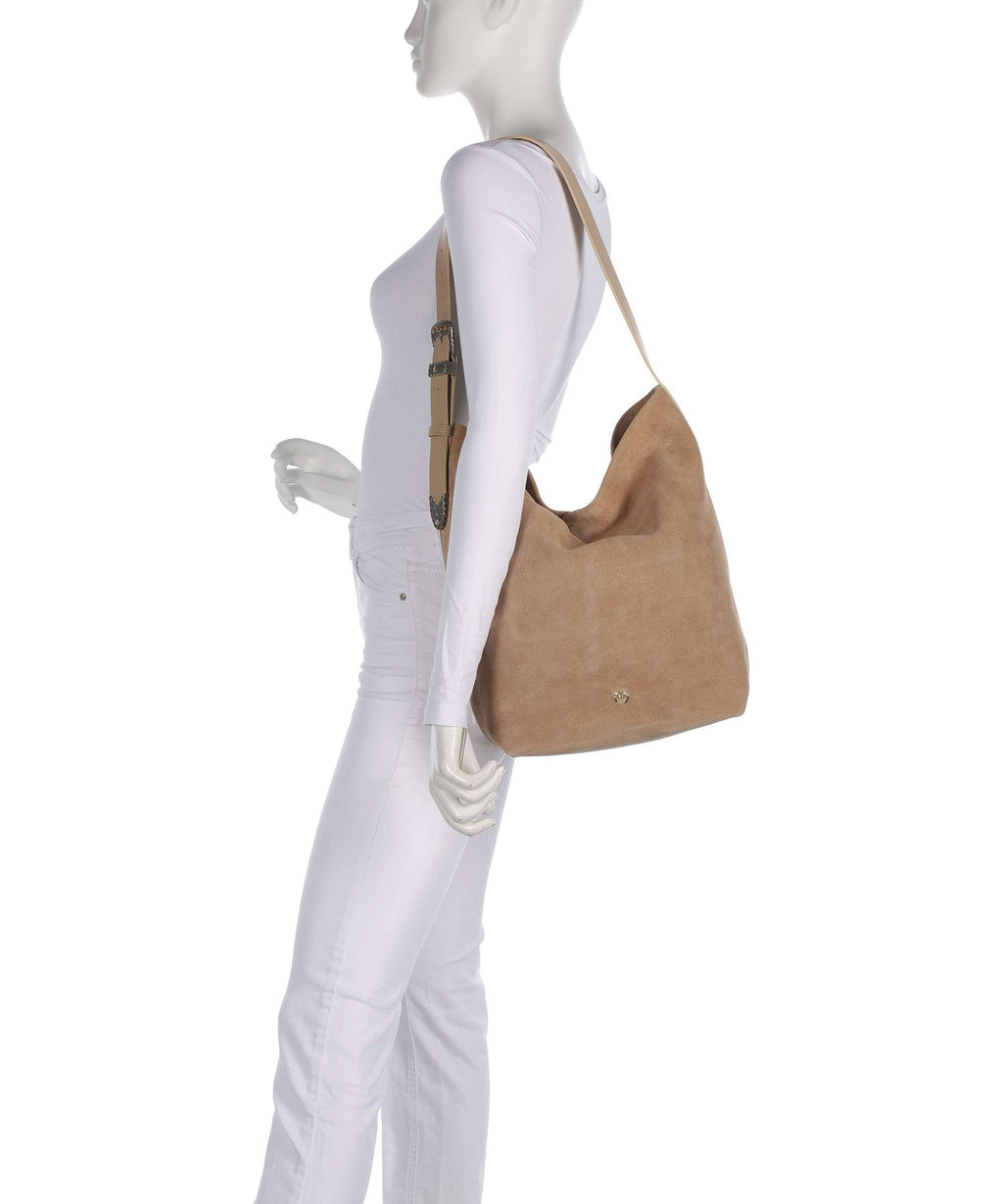 Pinko Big Hobo bag beige/scoiattolo/gal mix gold