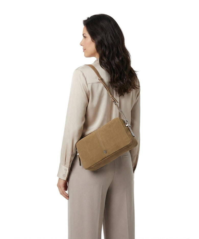 Pinko 24 Classic Shoulder bag verde canguro/old silver