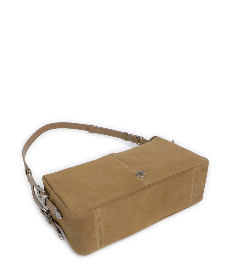 Pinko 24 Classic Shoulder bag verde canguro/old silver