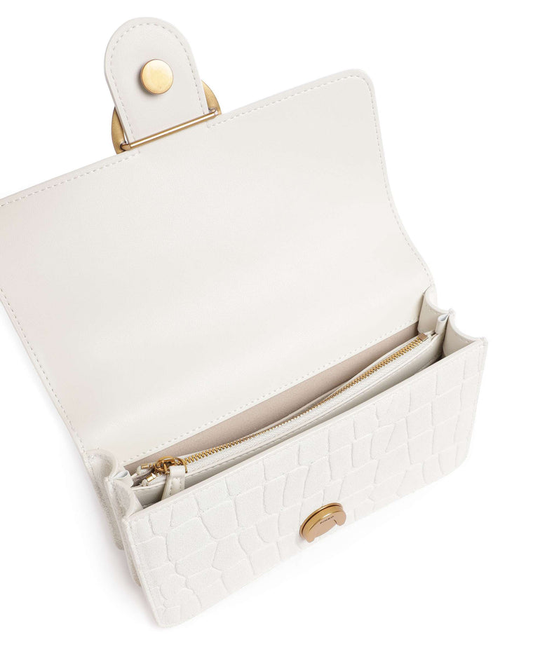 Pinko Love One Mini Shoulder bag bianco nembo/antique gold