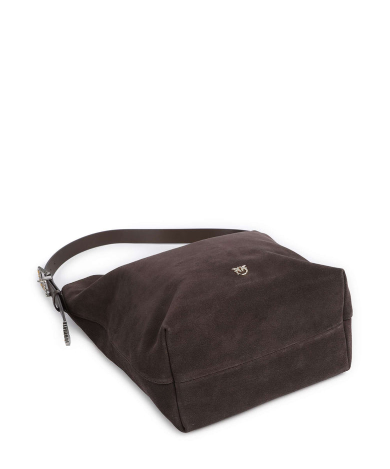 Pinko Big Hobo bag marrone/chicco di caffe/mix gold