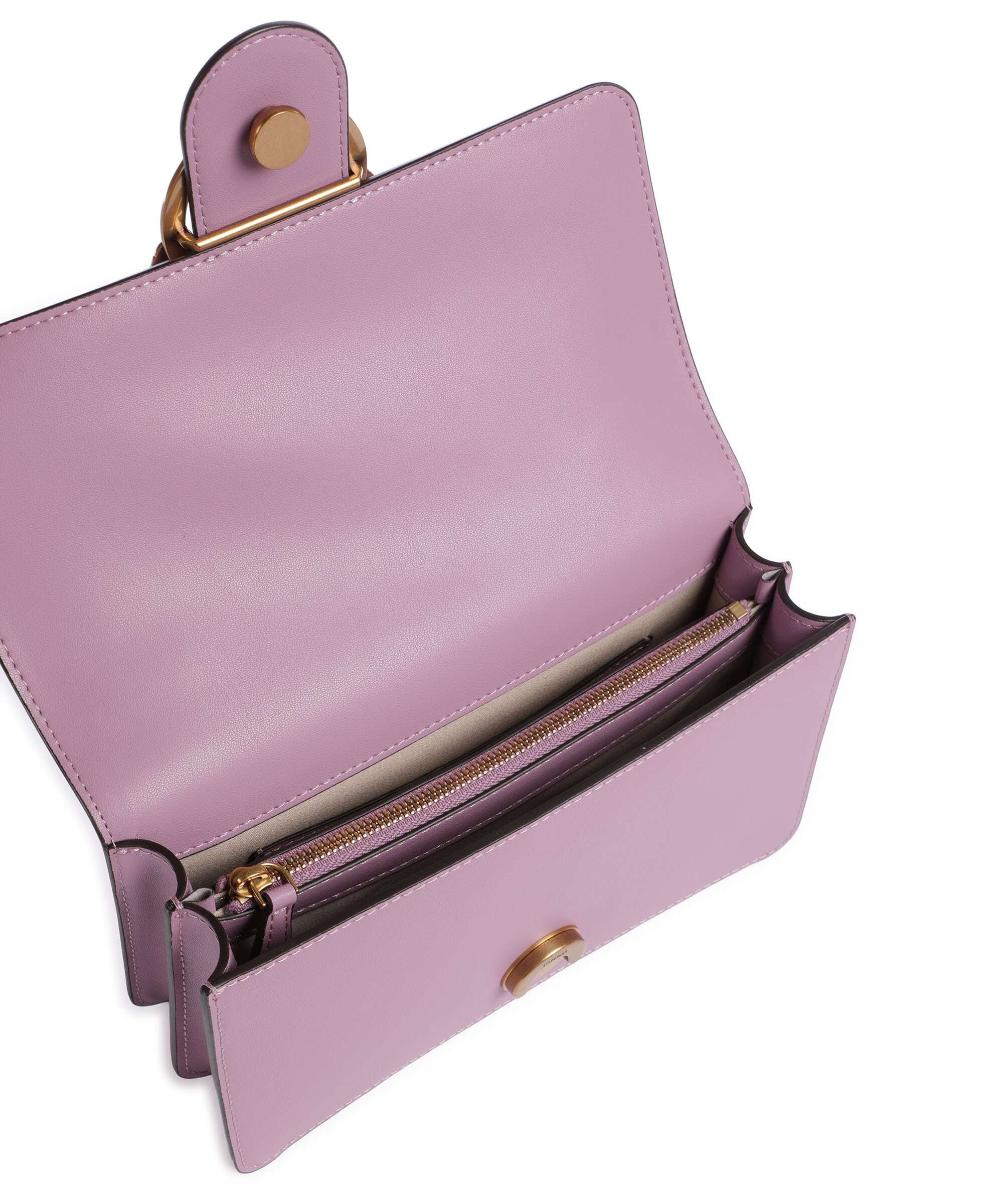 Pinko Love One Mini Crossbody bag lilla/antique gold